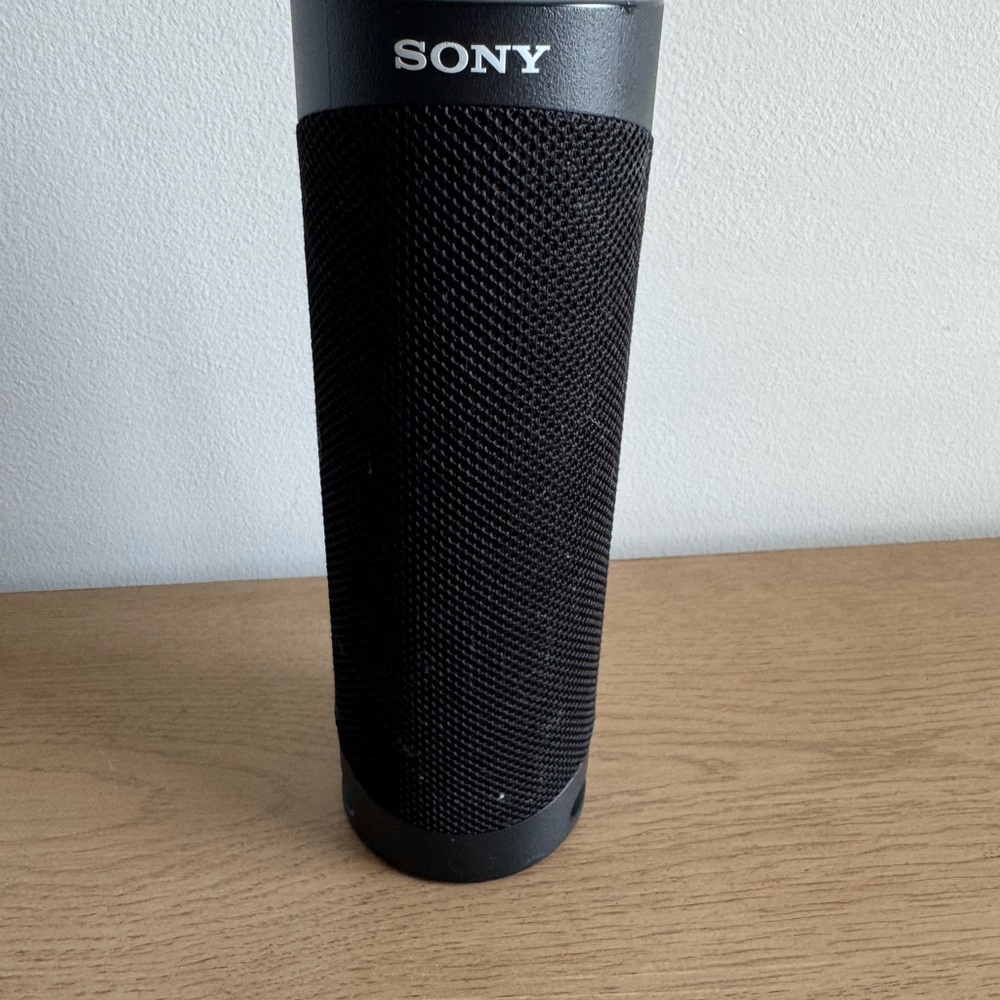 Sony Gray and Black Bluetooth Speaker